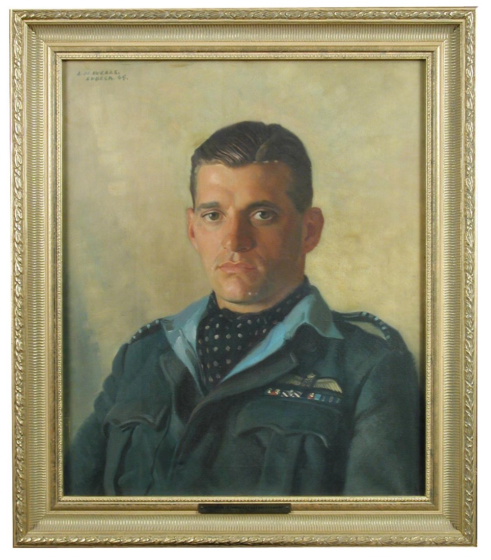 Leonard Harry Wells (British, b.1903, exh. 1922-1931) Portrait of Wing Commander (later Air Vice-