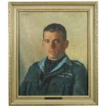 Leonard Harry Wells (British, b.1903, exh. 1922-1931) Portrait of Wing Commander (later Air Vice-