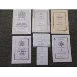 Royal Programmes, the marriage of HRH Charles, Prince of Wales and Lady Diana Spencer, including