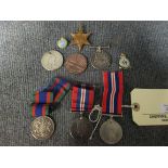 A group of medals for John Aubrey Ferguson RCAF Spitfire pilot 1939-45, Star, Defence Medal, 1939-