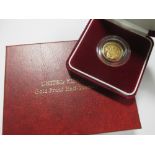 Three UK gold proof HALFsovereigns 2004, 2005 & 2006, all cased