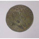A William and Mary silver 3d coin, 1689, VF or better