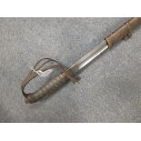 A British World War I period, 1821 pattern Royal Artillery Officer's sword, by Hanberger, Rogers &