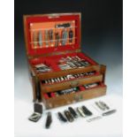 An extensive collection of over one hundred late 19th century to mid 20th century penknives,