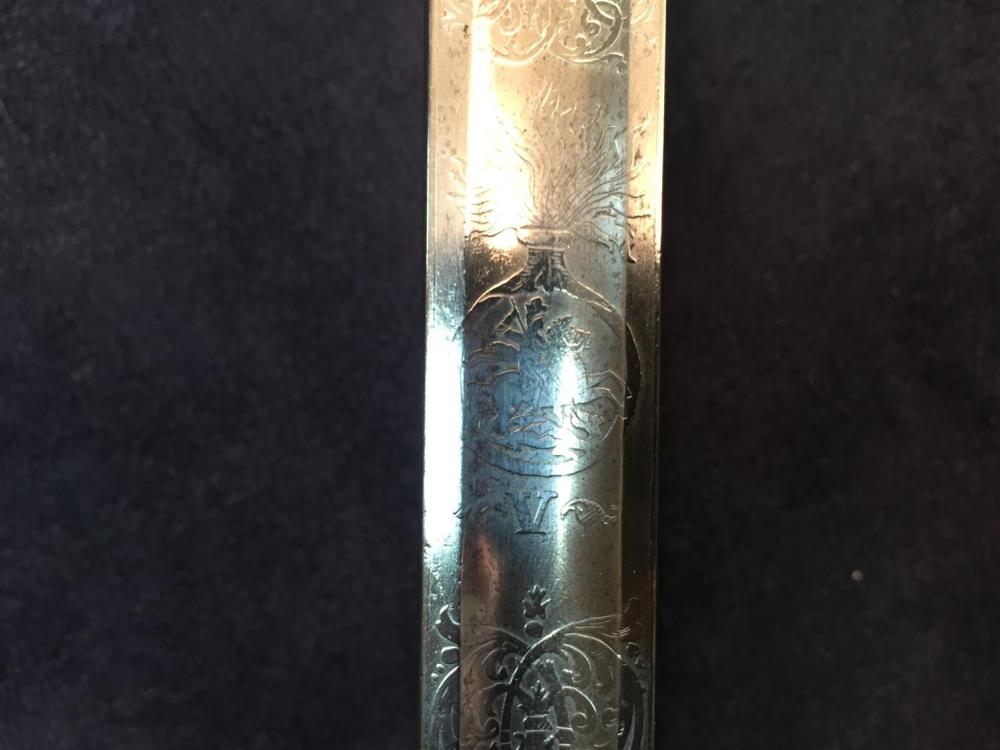 A 19th century officer's sword by Thurkle, the blade decorated with Northumberland V Fussiliers - Bild 7 aus 8