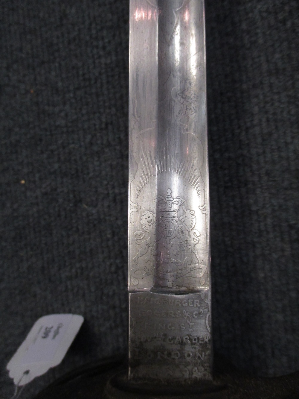 A British World War I period, 1821 pattern Royal Artillery Officer's sword, by Hanberger, Rogers & - Bild 3 aus 5