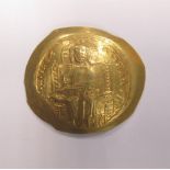 Byzantine, Constantine X, 1059-1087 AD, gold Histamenon Nomisma, obverse with Christ seated facing