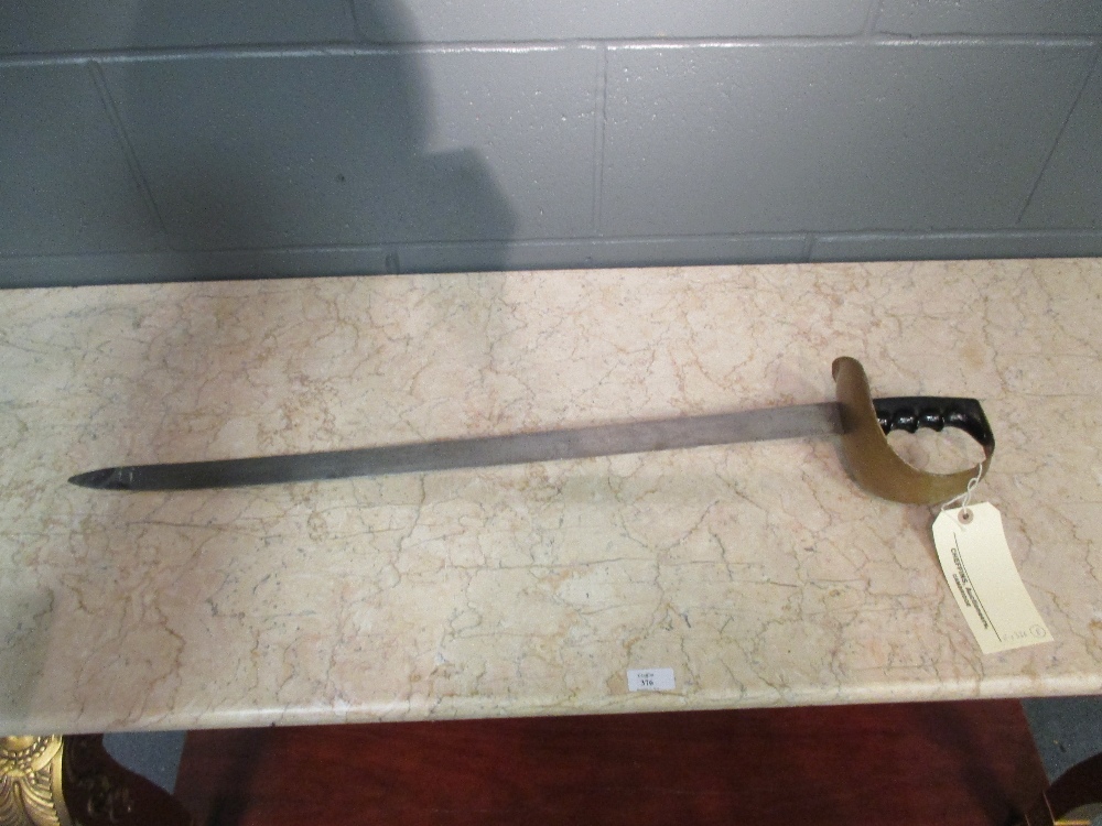 A late 19th century naval boarding cutlass - Bild 2 aus 2