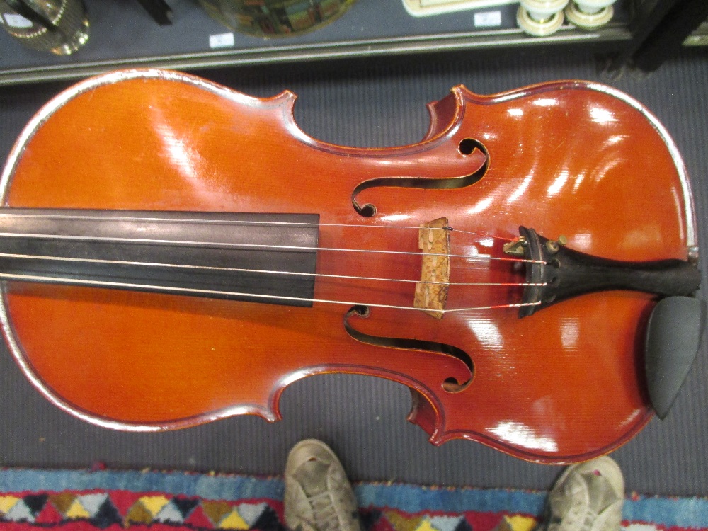 H. Dolling Junior violin, cased with bow - Image 4 of 4