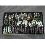 A collection of model painted soldiers by Britains and others, some repainted, see images