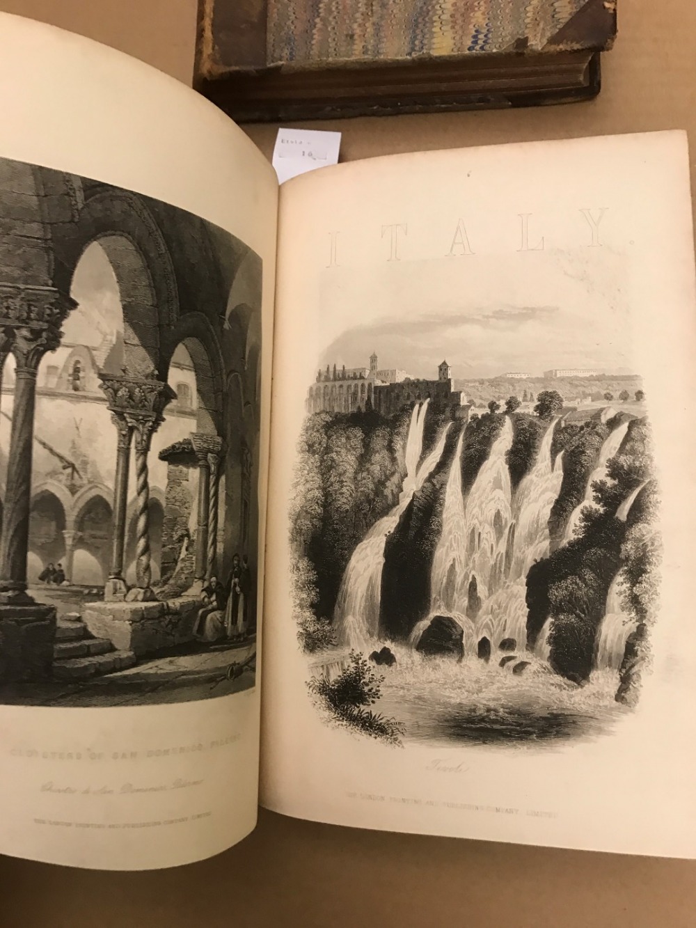 STAFFORD (W C) and Charles BALL, Italy Illustrated, 2 vols, n.d., circa 1850, 2 folding maps,