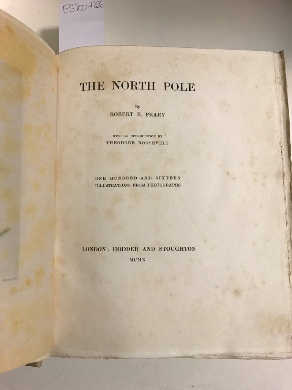 PEARY (Robert E.), The North Pole, London: Hodder and Stoughton, 1910, 1st edition, 4to, Edition - Image 3 of 7