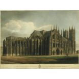 R. Reeve after John Buckler North East View of the Abbey Church of St Peter, Westminster, hand