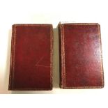 COXE (W), Travels in Switzerland, 2 volumes, Dublin 1789, red morocco (worn), spine of vol. I