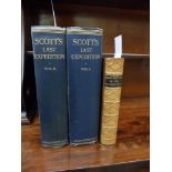 SCOTT (Captain R. F.), Scott's Last Expedition, in two volumes, arranged by Leonard Huxley, London