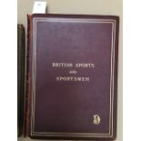British Sports and Sportsmen, Modern Commerce, Transport, Motoring and Aviation, no date, spine