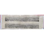 Panoramic Views of Constantinople, supplement to the Graphic, Dec 16 1876, two views on one sheet,