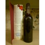 Massandra Collection Wine. South Coast Rose Muscat 1962, 1 bottle with passport and box and