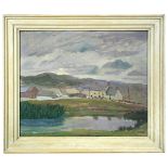 § Gladys Vasey (British, 1889-1991) Lake District Farm signed lower right "G Vasey" and with another