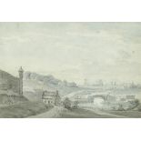 Thomas Sutherland (British, 1744-1828) View of Abbotsbury, Dorset