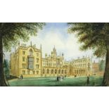 Richard Bankes Harraden (British, 1772-1862) A pair of watercolours, St John's College, Cambridge;