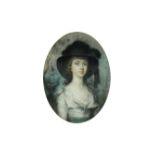 John Downman (British, 1750-1824) Portrait of Lady FitzHerbert of Tissington (d.1795), wife of Sir