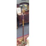 A 20th century standard lamp, 159cm