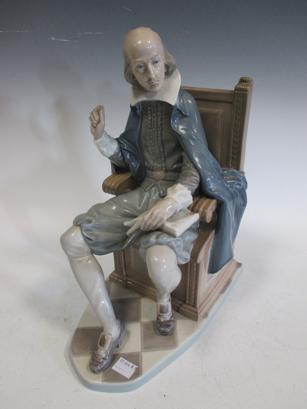 A Lladro porcelain figure of Shakespeare