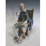 A Lladro porcelain figure of Shakespeare