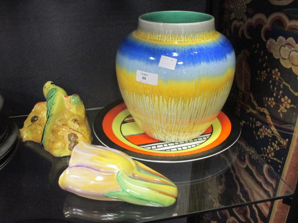 A collection of Art Deco ceramics, to include Clarice Cliff, Shelley, Beswick, Burleigh Ware, - Image 2 of 2