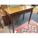 A George III mahogany tea table, 77 x 91 x 45cm