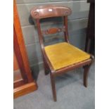 A set of six 19th century bar back chairs (as found, in need of repairs)