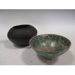 A 13th century Middle Eastern bowl and another from Africa (2)