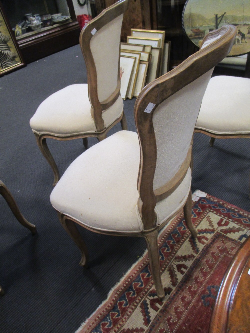 Four French style dining chairs - Image 2 of 2