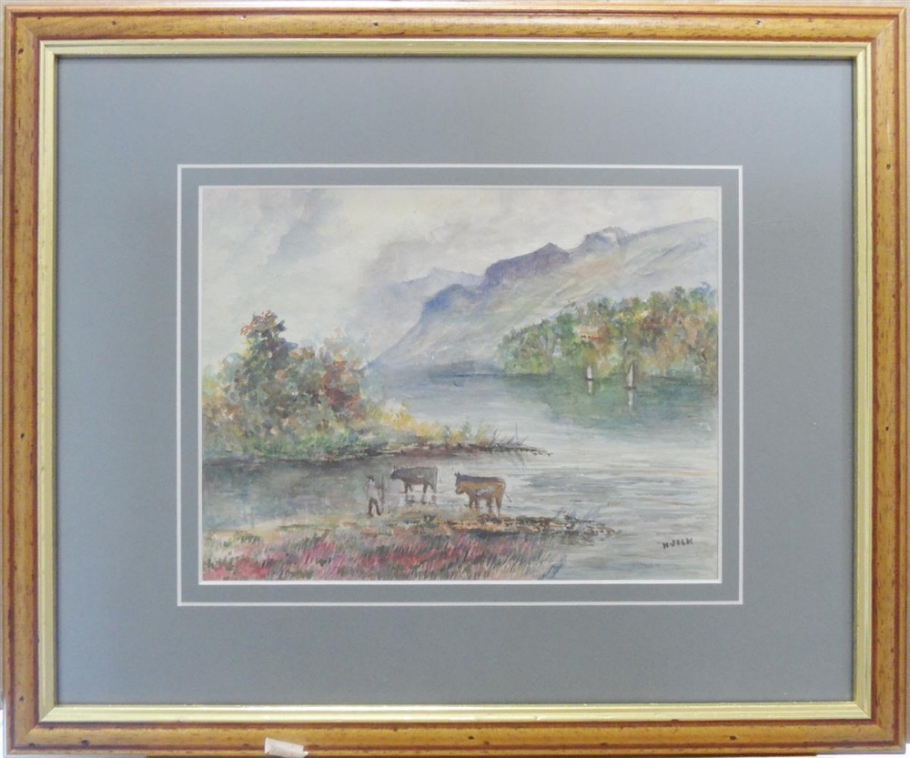 § Henry Silk (British, 1883-1947) Lakeland Landscape, 1920s signed lower right "H Silk" - Image 2 of 4