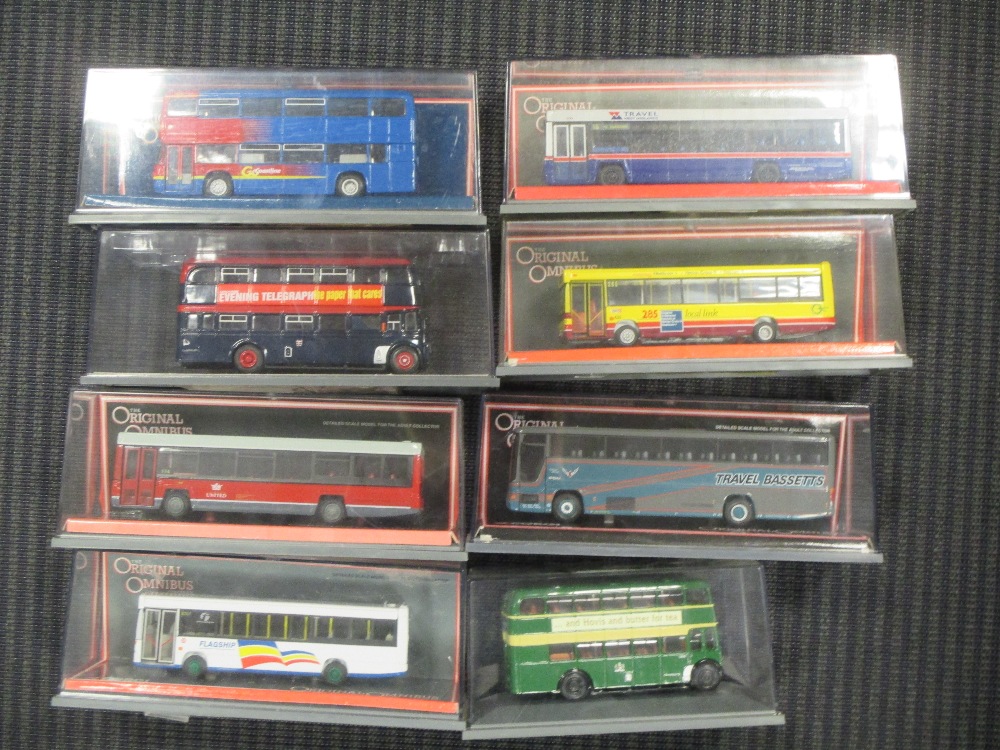 Corgi Classics Original Omnibus series and other models, plastic boxes (approx 35)