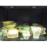 A large collection of Carlton ware and other 20th century pottery