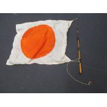 A World War II Japanese airman's indentification flag, 90 x 76 cm