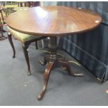 A George III mahogany occasional table, 79cm diameter