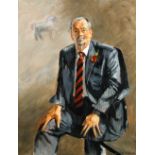 Louise Riley-Smith (British, 20th Century), Portrait of Grahame Appleby, Head Porter of Jesus