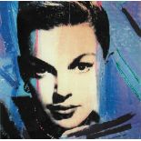 Pietro Psaier (Italian, b.1939) Portrait of Judy Garland silkscreen in colours 28 x 28cm (11 x 11in)