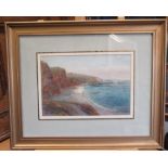 A. Fisher, six framed watercolours 28 x 18cm