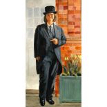 Louise Riley-Smith (British, 20th Century), Portrait of Cheryl Bowran, Head Porter at Newnham