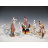 Kevin Francis model 'Hulla Ba lu lu, Staffordshire model of a nude, 'Lolita'; other figurines of
