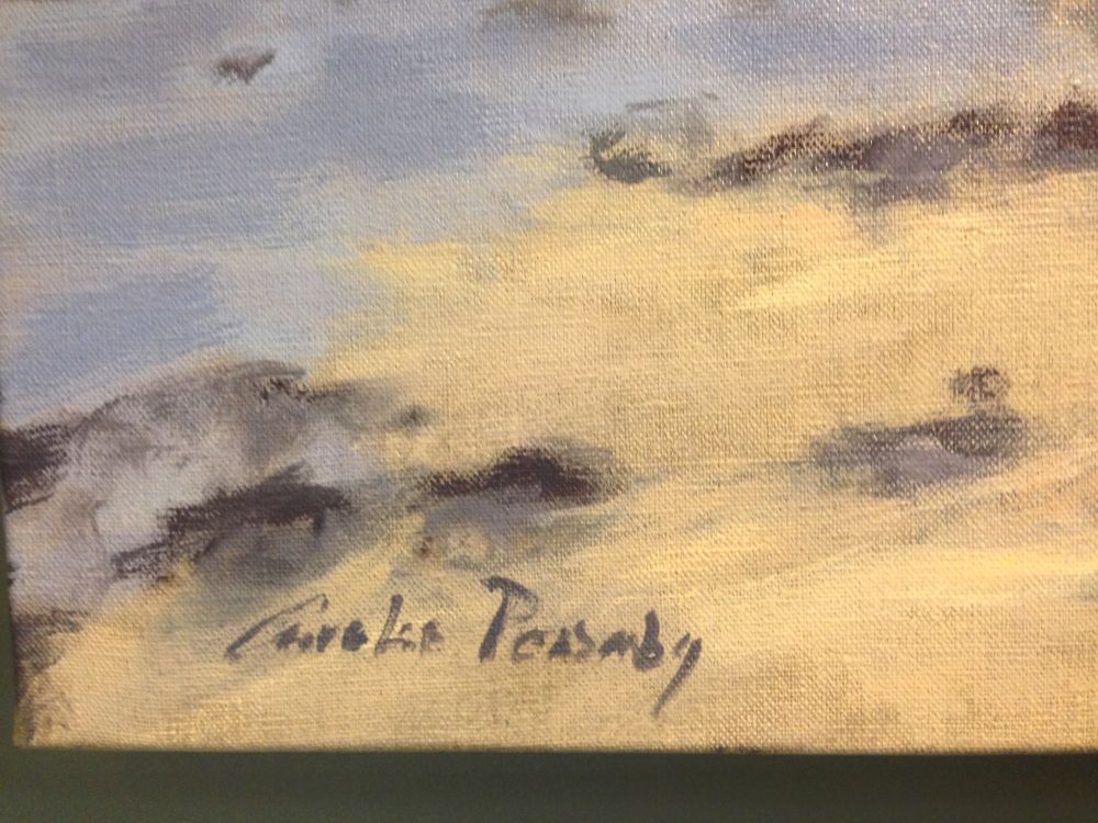 Caroline Ponsonby (British, 20th Century) Warm Paddle, Norfolk signed lower left "Caroline - Image 4 of 7