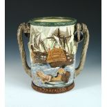 A Royal Doulton "Admiral Lord Nelson" two-handled Loving Cup designed by Charles Noke and Harry