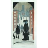 § Laurence Stephen Lowry, RA (British, 1887-1976) Two Brothers signed lower right in pencil "L. S.