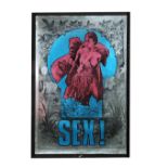 § Martin Sharp (British, 1942-2013) Sex ! A BO2 King Kong poster offset lithograph on silver foil