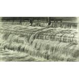 § Nan Youngman, OBE (British, 1906-1995) The Weir on the Thames near Weybridge, 1961 signed lower