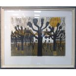 § Robert Tavener, RE (British, 1920-2004) Pollarded trees, No. 4 signed and dated lower right "